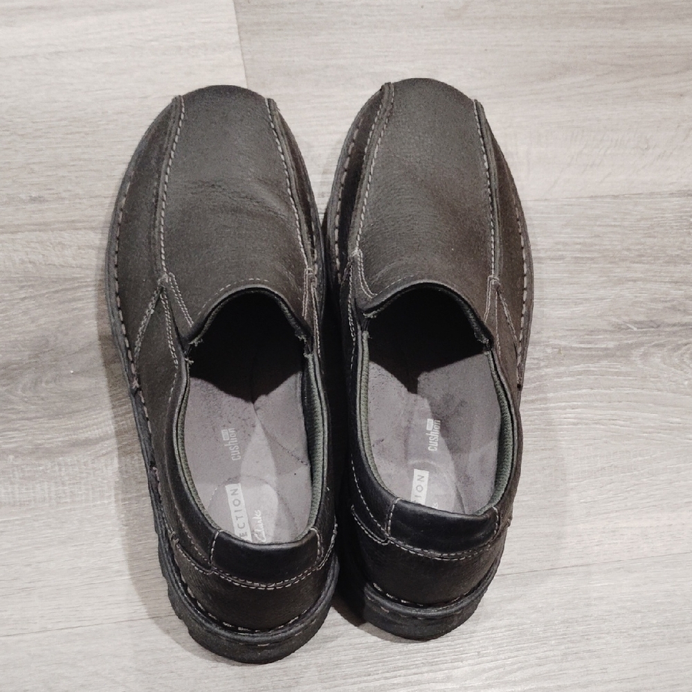 Hush Puppies Men's Dark Gray Slip-On Loafers